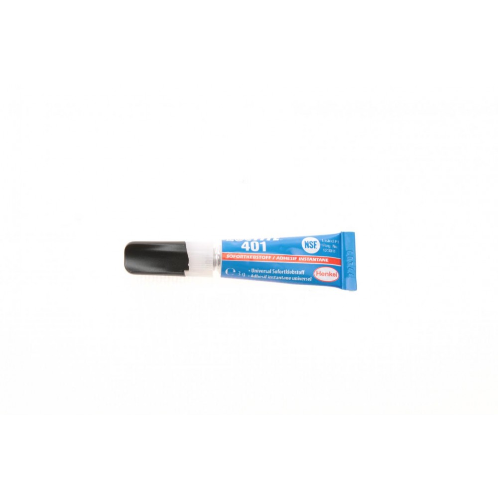 LOCTITE 401, 3g Суперклей універсальний (-40 до +120°С) пониженої в'язкості (замінено на 230925)
