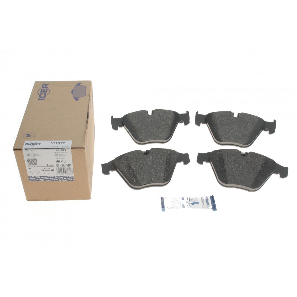 Колодки гальмівні (передні) BMW 3 (E90) 07-13/5 (E60/E61)/6 (E63/E64) 03-10/7 (E65/E66/E67) 01-08