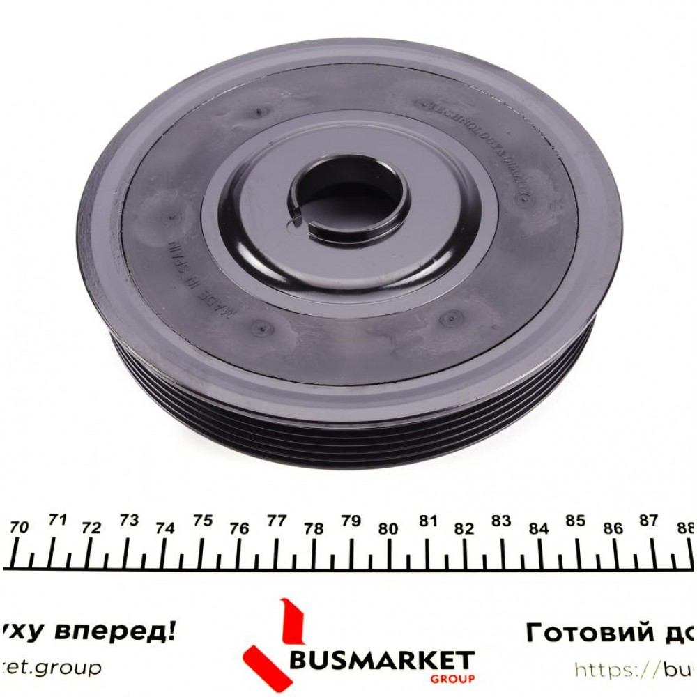 Шків колінвалу + шків генератора Citroen/Peugeot 1.4/1.6HDI 06- (6PK) (в комплекті з болтом)