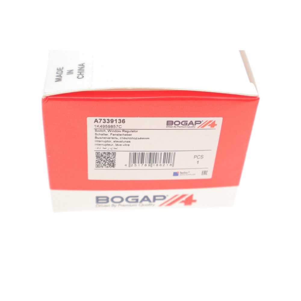 Кнопка склопідіймача (L) VW Passat/Golf 05-14 (блок)
