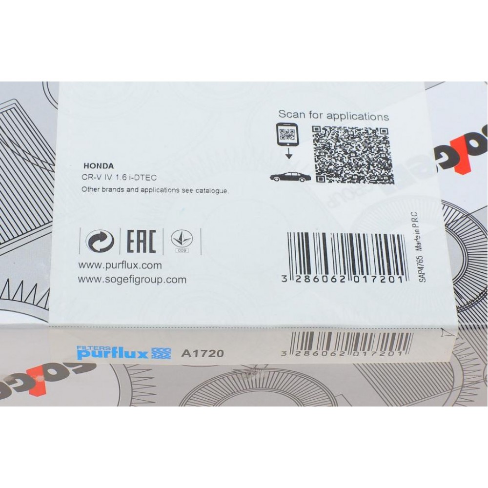 Фільтр повітряний Honda CR-V IV 1.6 i-DTEC 13-