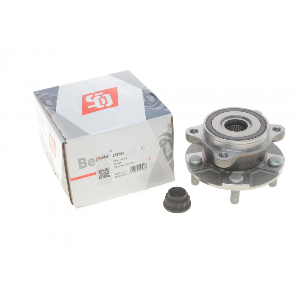 Підшипник маточини (передньої) Toyota Auris 09-/Avensis 08-/Corolla 06-/Rav4 05-