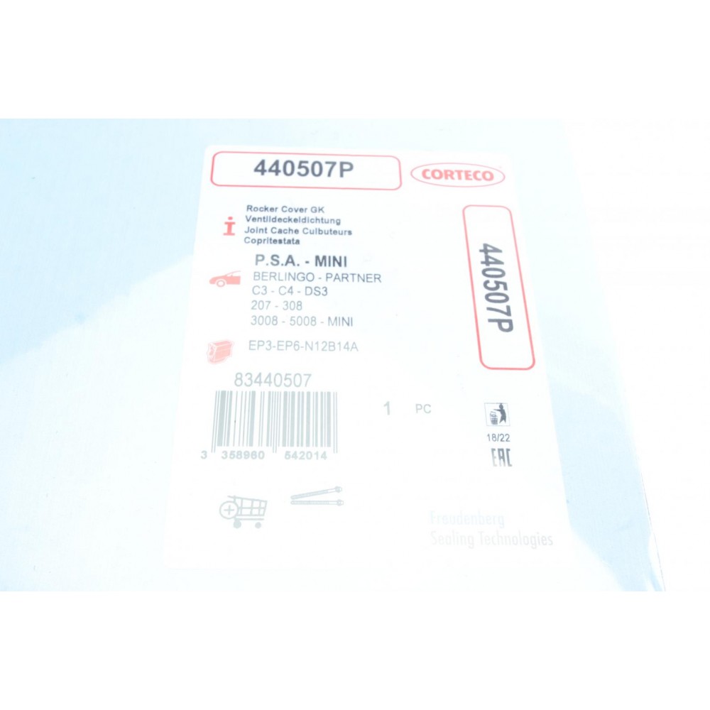 Прокладка кришки клапанів Citroen Berlingo/Peugeot Partner 1.6/1.6 VTi 09-