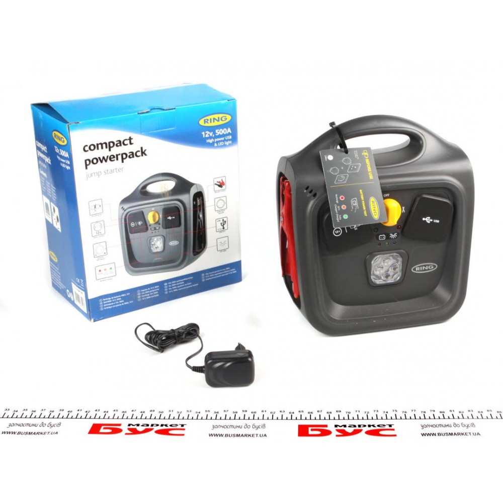 Пристрій пускозарядне мобільне (емкость 9Ah/пуск 500A/5-12V)