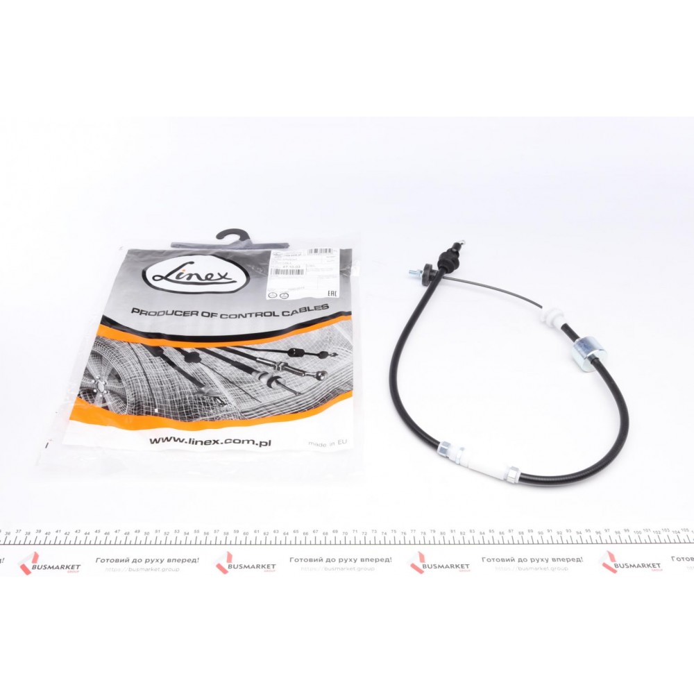 Трос зчеплення VW Polo/Lupo/Caddy/Passat/Seat (1073/833mm) (з ручною регулировкою)