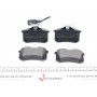 Колодки гальмівні (задні) VW Sharan 95-10/Ford Galaxy 95-06 (87x52.8x17.2) (з датчиком)