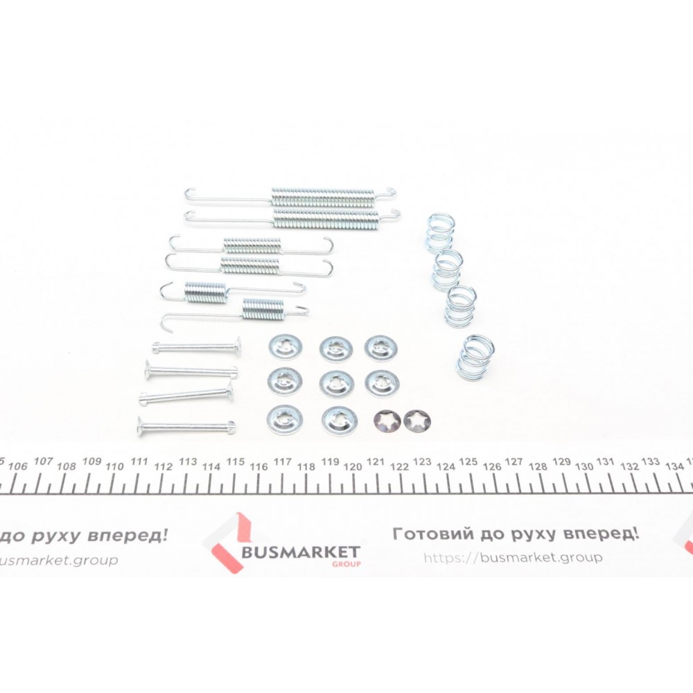 Комплект пружинок колодок ручника Renault Logan 1.4-1.6 05- (Lucas)