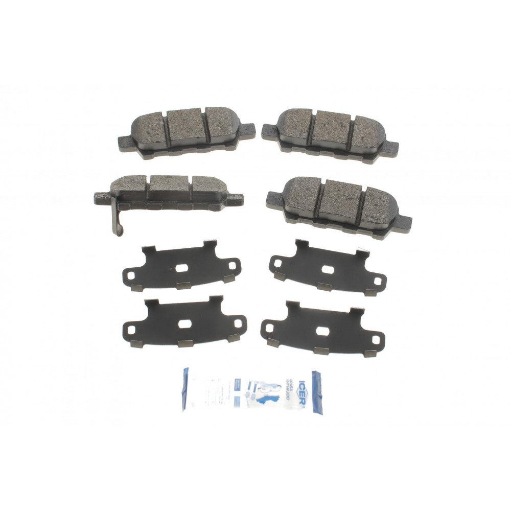 Колодки гальмівні (задні) Nissan Rogue 07-13/Juke/Murano 08-/X-Trail 13-/Suzuki Grand Vitara 05-