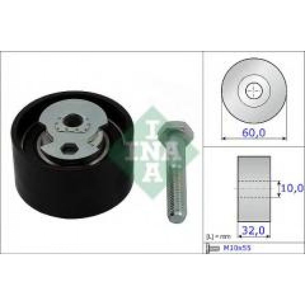 Ролик ГРМ Ford Transit 2.5DI/2.5TD (натяжний) (60х32)