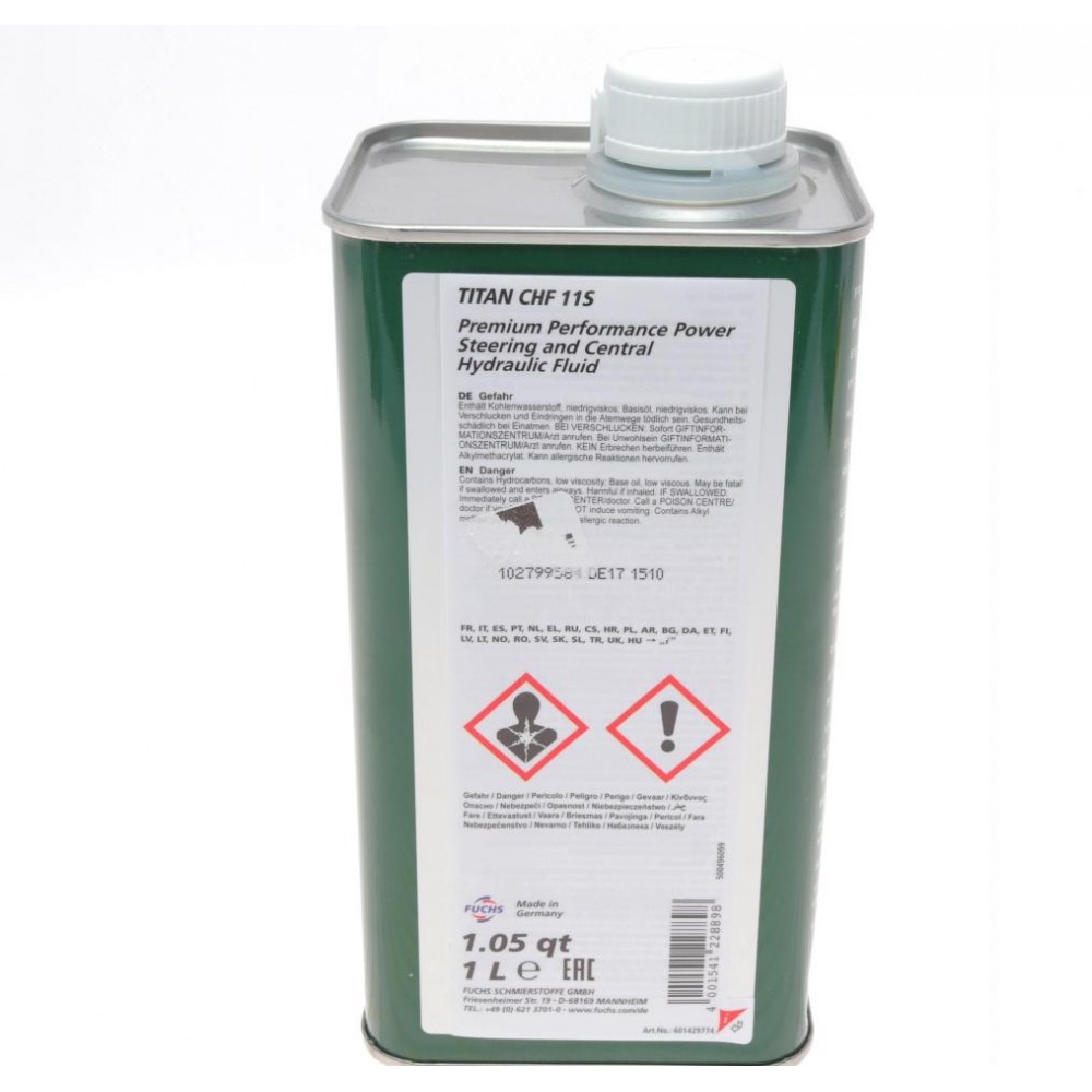 Рідина ГПК (зелена) (1L) синтетика Pentosin CHF 11S (BMW 83290429576/MB-APPROVAL 345.0) 832904295