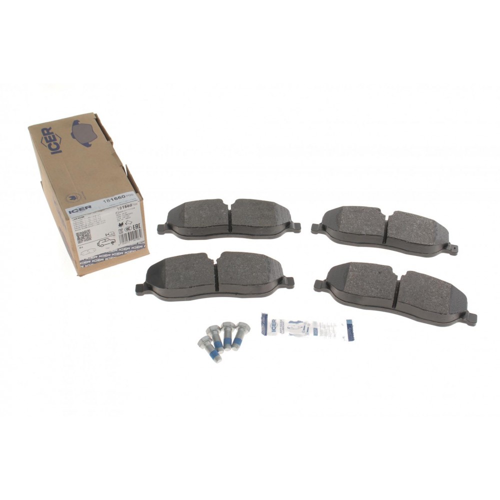 Колодки гальмівні (передні) Land Rover Discovery III/IV 04-18/Range Rover III 02-12/Sport I 05-13