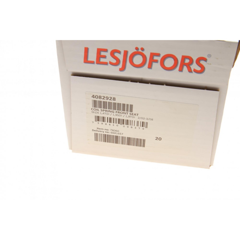 Пружина (передня) Seat Ibiza/Cordoba 1.4TDI/1.9SDI/TDI/2.0 02-09 (седан/хэтчбэк)