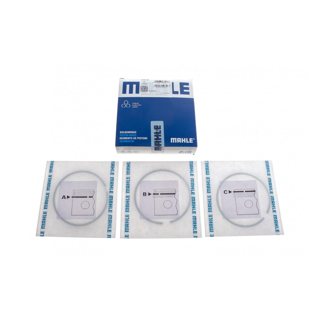 Кільця поршневі BMW 3(E30/36)/5(E28/34) M20/M40 1.6/1.8/2.5/2.7i 81-94 (84.00mm/STD) (1.5-1.75-3)