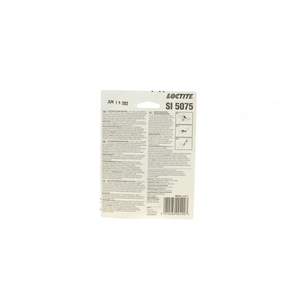 LOCTITE SI 5075, 4,27M Стрічка силіконова -54/+260°C (міцність 48 Н/мм)