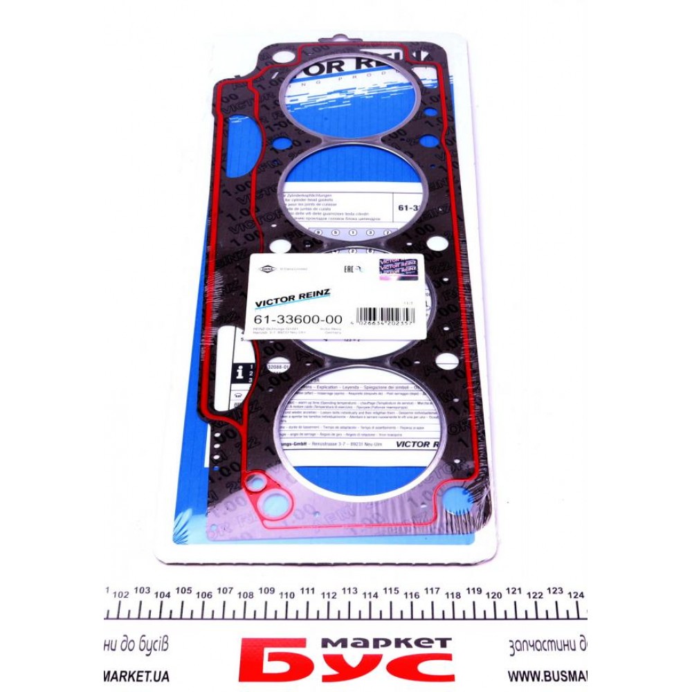 Прокладка ГБЦ Renault Megane/Laguna/Clio 1.8/2.0i 91-03, Ø83,20mm, 1.00mm