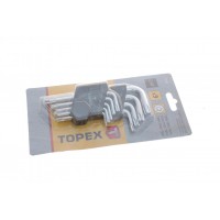 Набір ключів Г-под. Torx з отвором T10-T50 (Pentalobe)