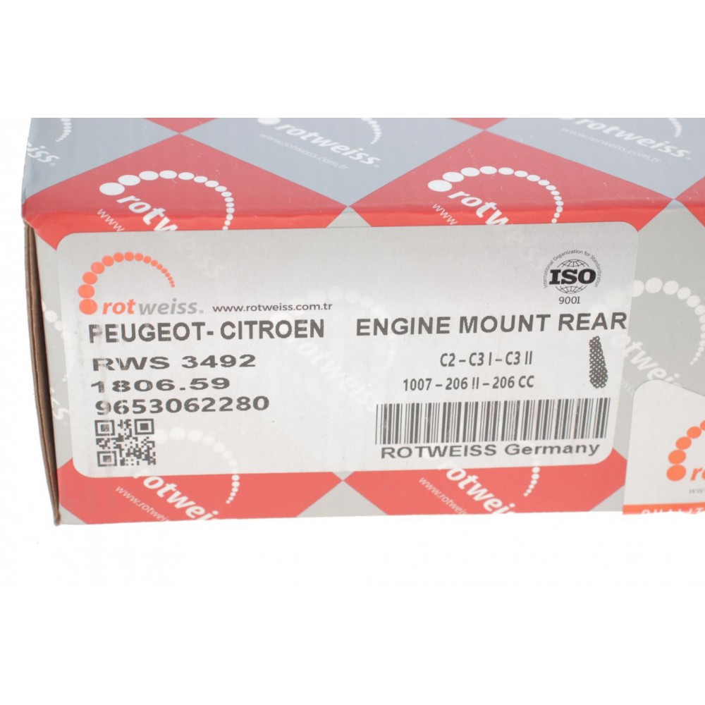 Подушка двигуна (задня) Citroen C3/Peugeot 207 98-