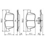 Колодки гальмівні (передні) Land Rover Range Rover Velar/Jaguar XE/XF/I-Peace 2.0/3.0 15- 