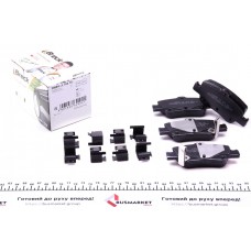Колодки гальмівні (задні) Toyota Auris 06-/Corolla 1.3-2.0D 12- (Galfer)