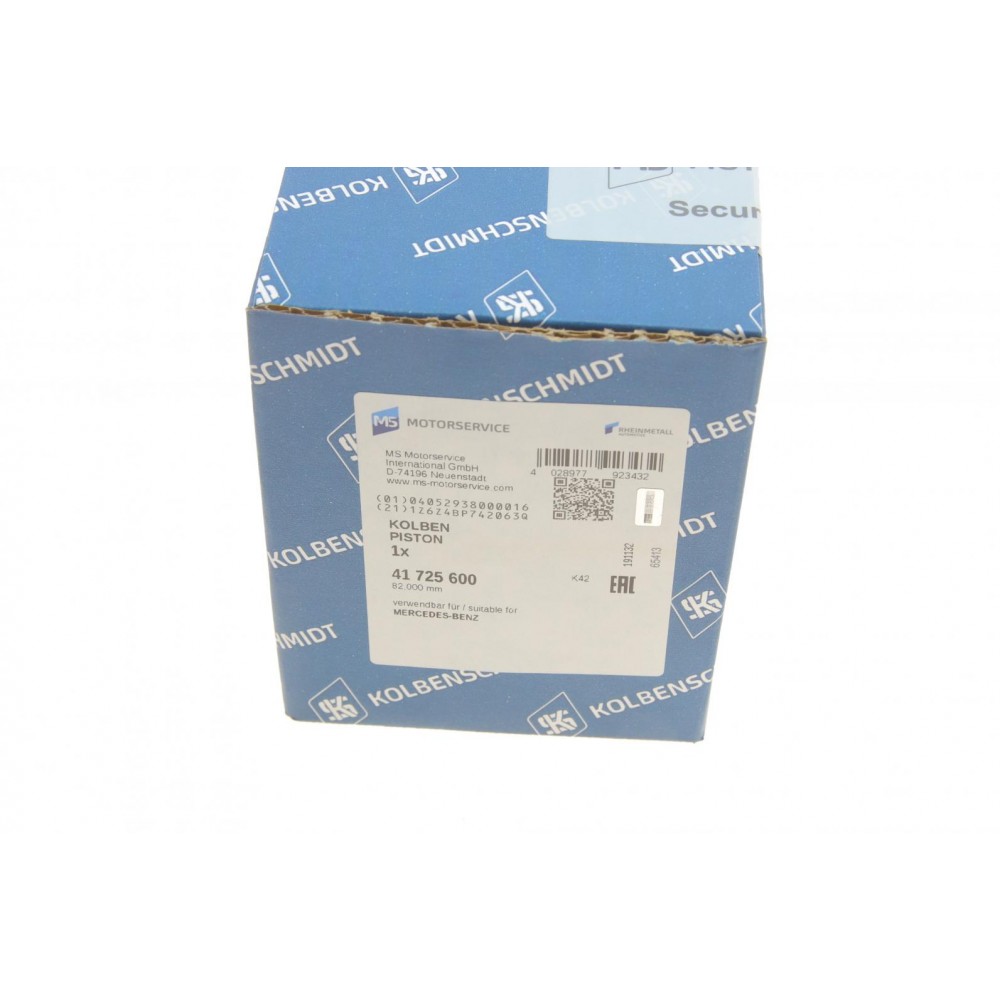 Поршень MB Sprinter (W906)/C-Class (W203/W204)/E-Class (W211/W212) 1.8 (M271) 02- (82.00mm/STD)