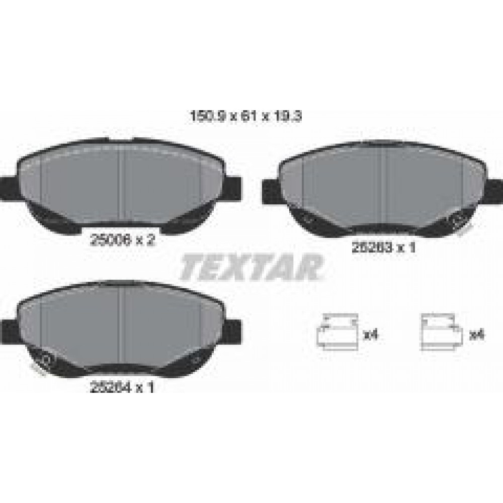 Колодки гальмівні (передні) Toyota Avensis 2.0D/2.2D 09- (Bosch) Q+