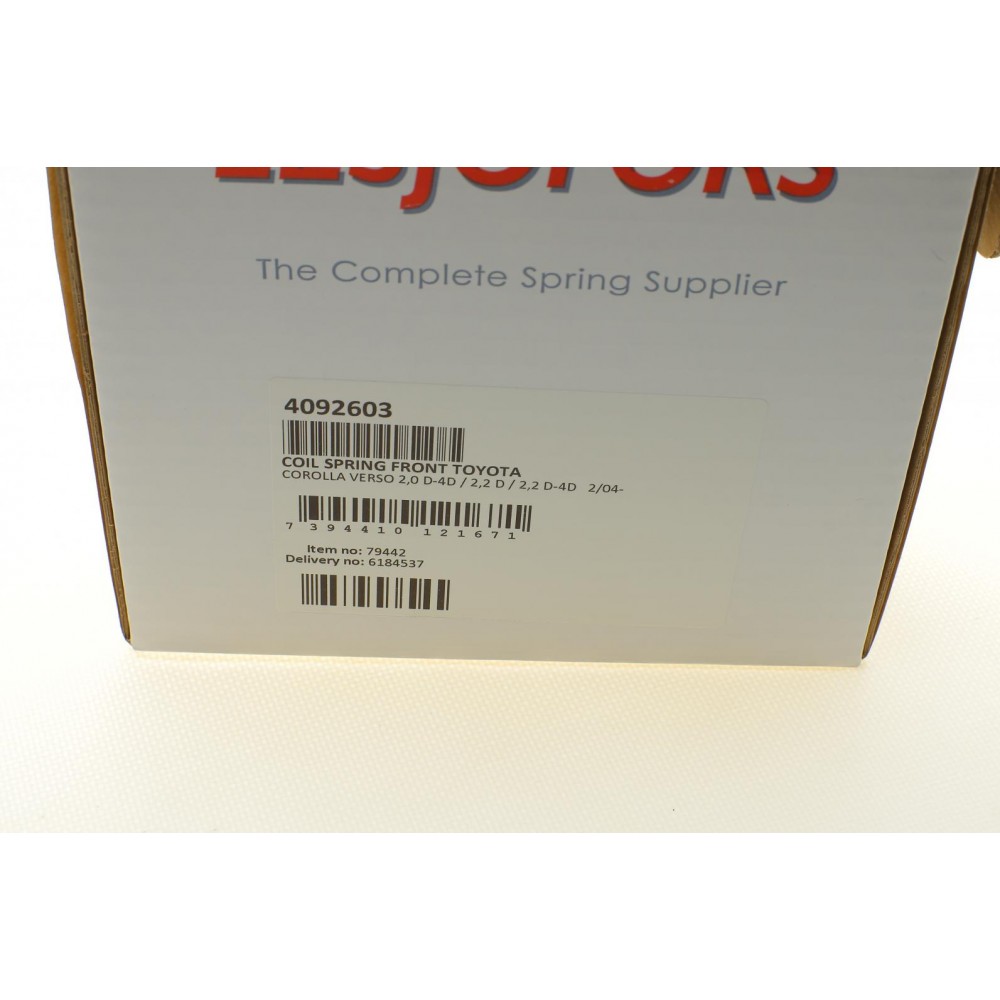 Пружина (передня) Toyota Corolla Verso 2.0-2.2D-4D 04-09 (вен)