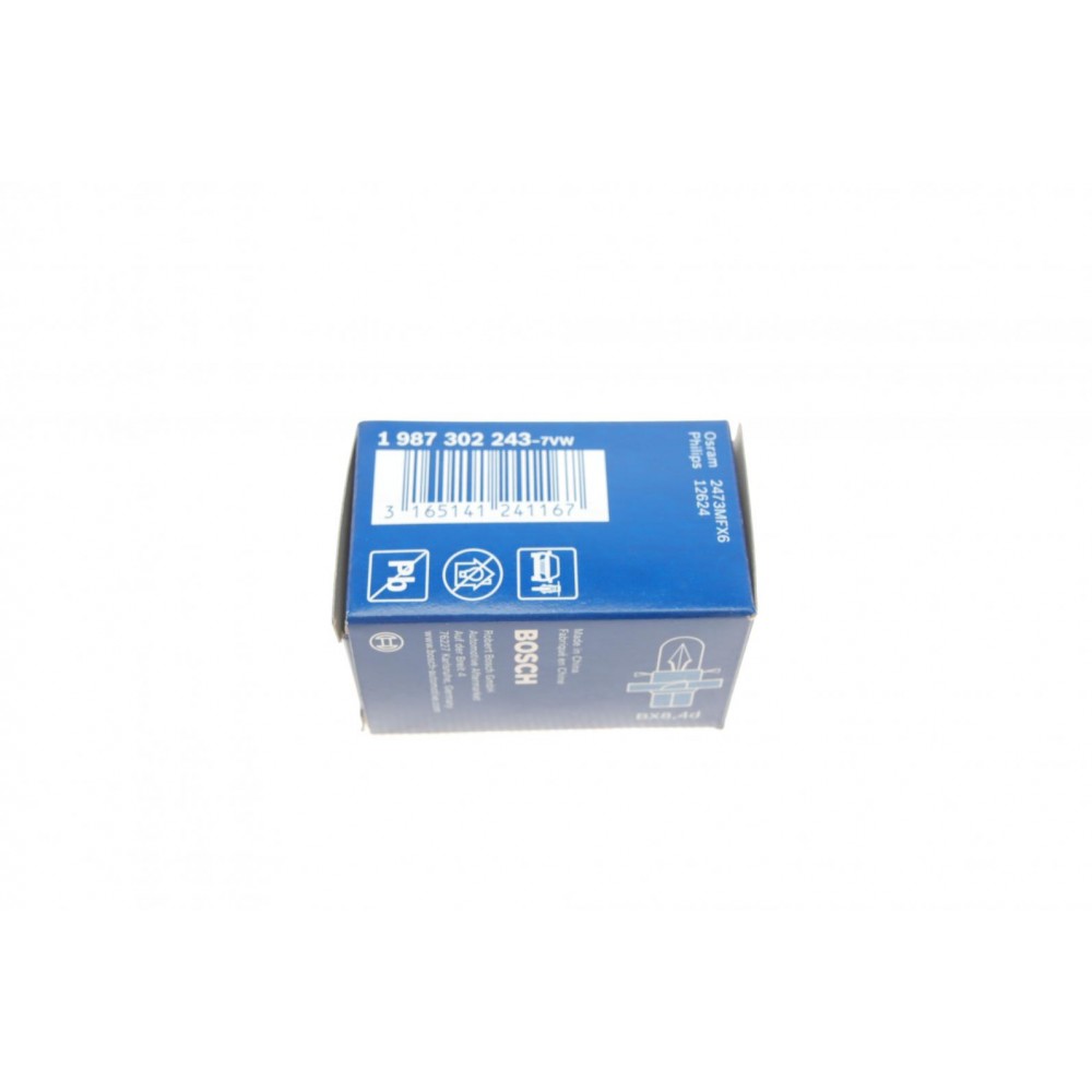 Автолампа PBX4 12V 1.12W BX8.4d
