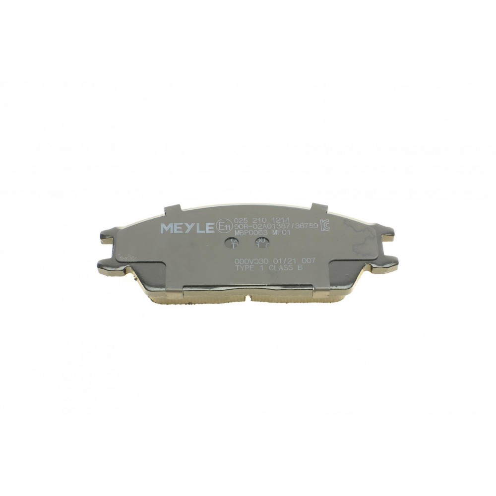 Колодки гальмівні (передні) Hyundai Accent I/II 89-06/Getz 02-11 (Akebono)