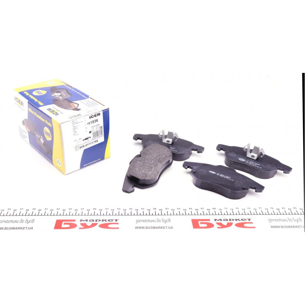 (заміна на 181536-400) Колодки гальмівні (передні) Opel Astra H/Vectra C/Zafira B 03-10/Chevrolet
