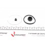 Ремкомплект супорта (переднього) Mitsubishi Galant III/IV 84-90 (d=54mm)(Akeb)