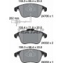 Колодки гальмівні (передні) Audi A4/A5 07- (Teves) Q+ (з датчиком)