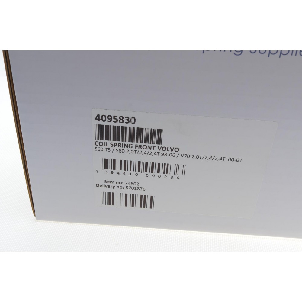 Пружина (передня) Volvo S60 2.3 00-10/S80 2.0T/2.4/T 98-06 (седан)/V70 2.0T/2.4/T/2.5T 99-07 (унів)