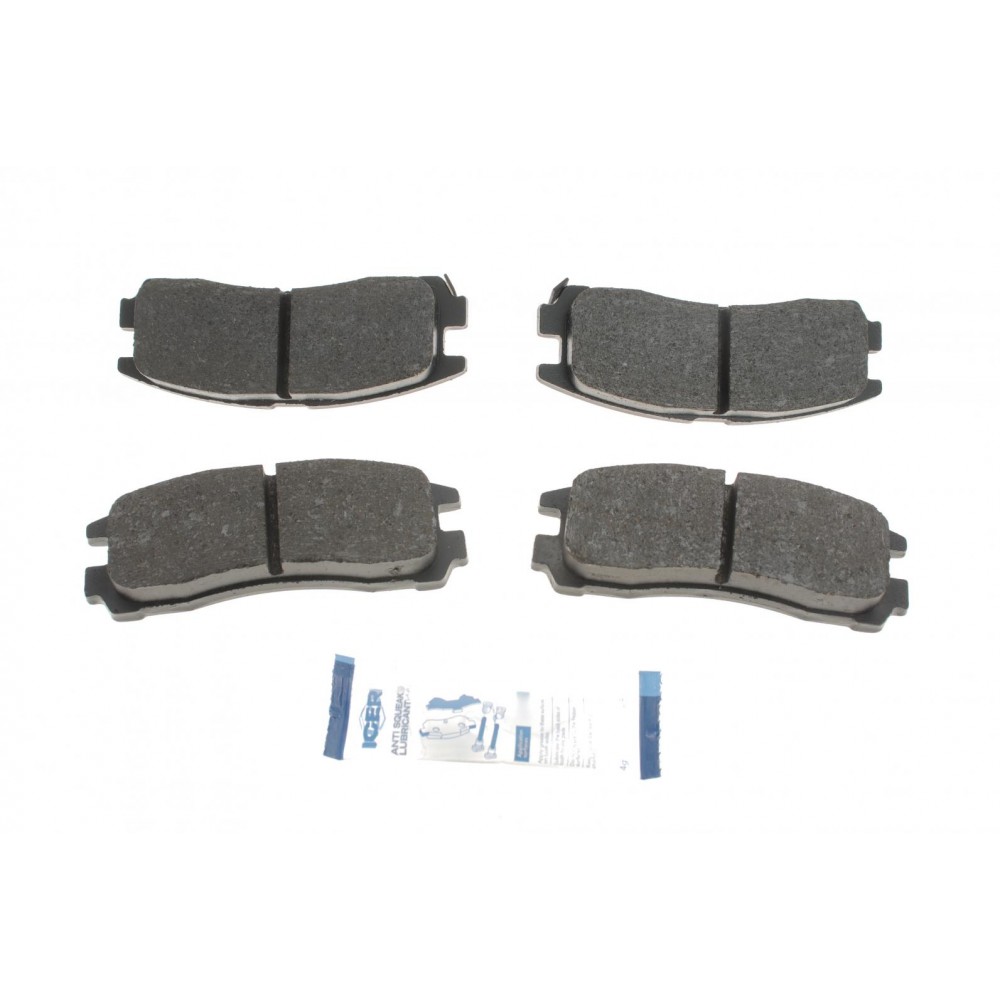 Колодки гальмівні (задні) Mitsubishi Galant 85-/L400 95-02/Eclipse 94-11/Pajero Pinin 99-07