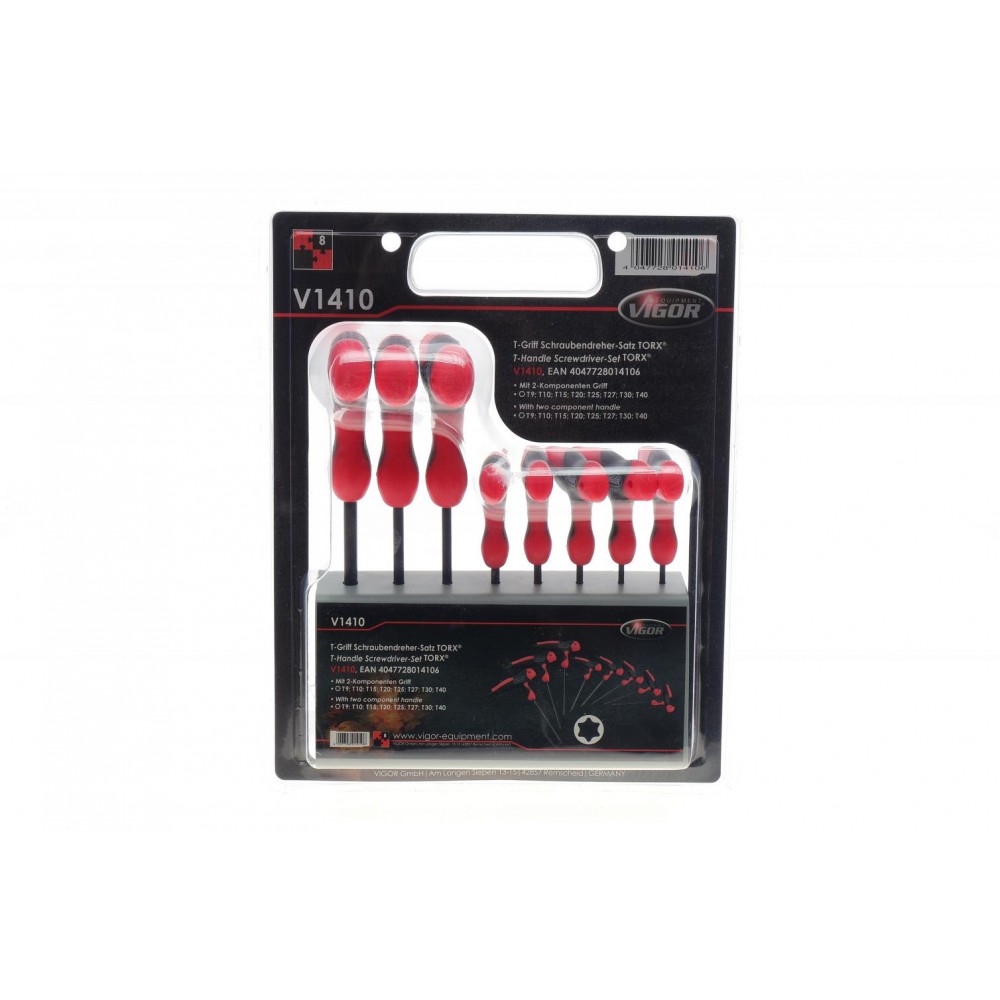 Набір ключів Т-под. Torx T9-T40