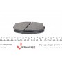 Колодки гальмівні (передні) Kia Ceed 1.4/1.6 CRDI/CVVT 06- (Mando)