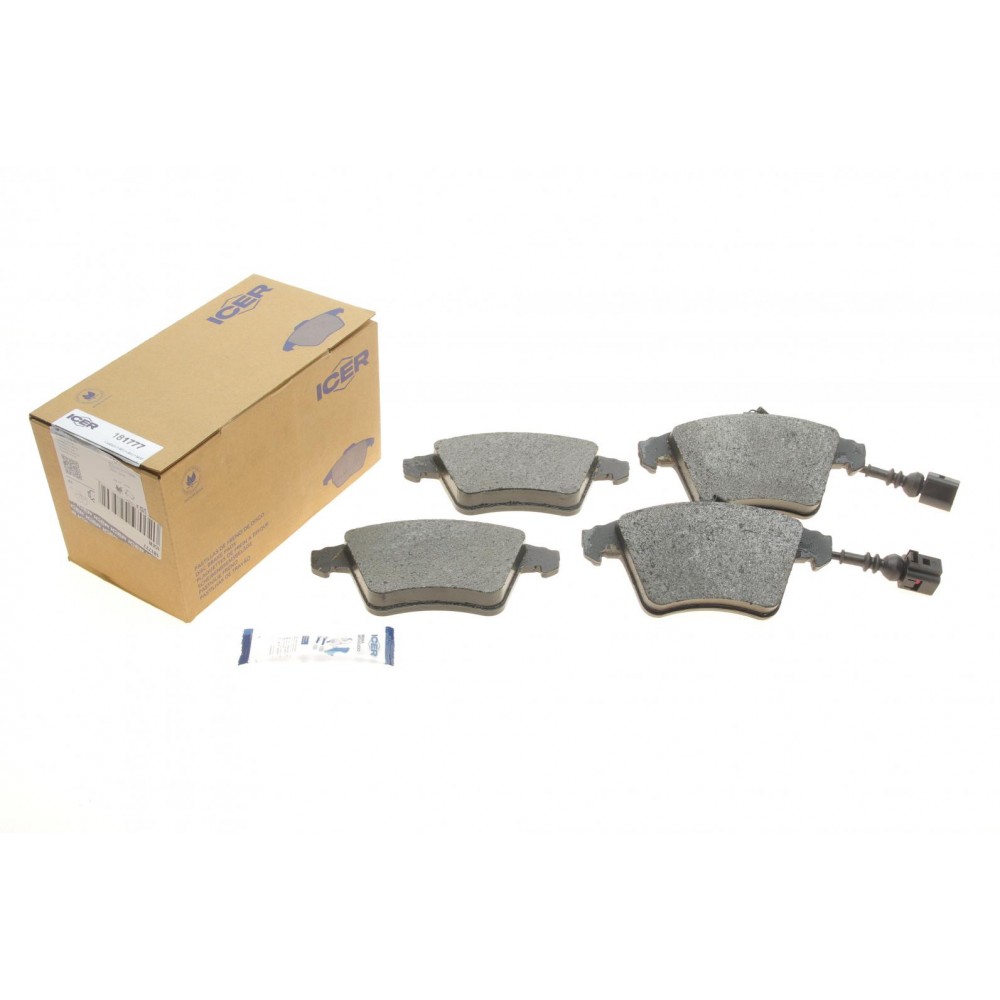 Колодки гальмівні (передні) VW Touareg 02-10 (+датчики)