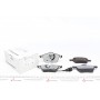 Колодки гальмівні (передні) Audi A3/VW Golf IV -03 (Ate-Teves) (з датчиком)(з низьким продукуванням пилу)