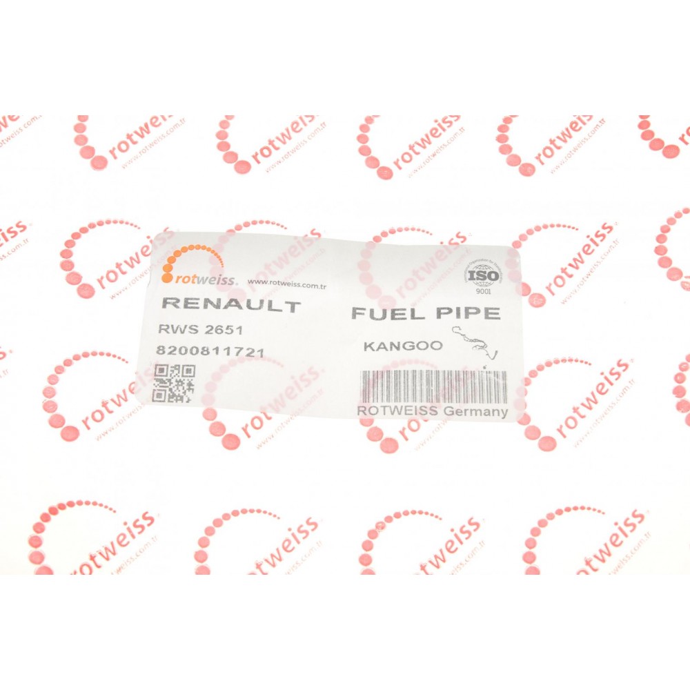 Трубка паливна Renault Kango 1.5dCi 08- (к-кт)