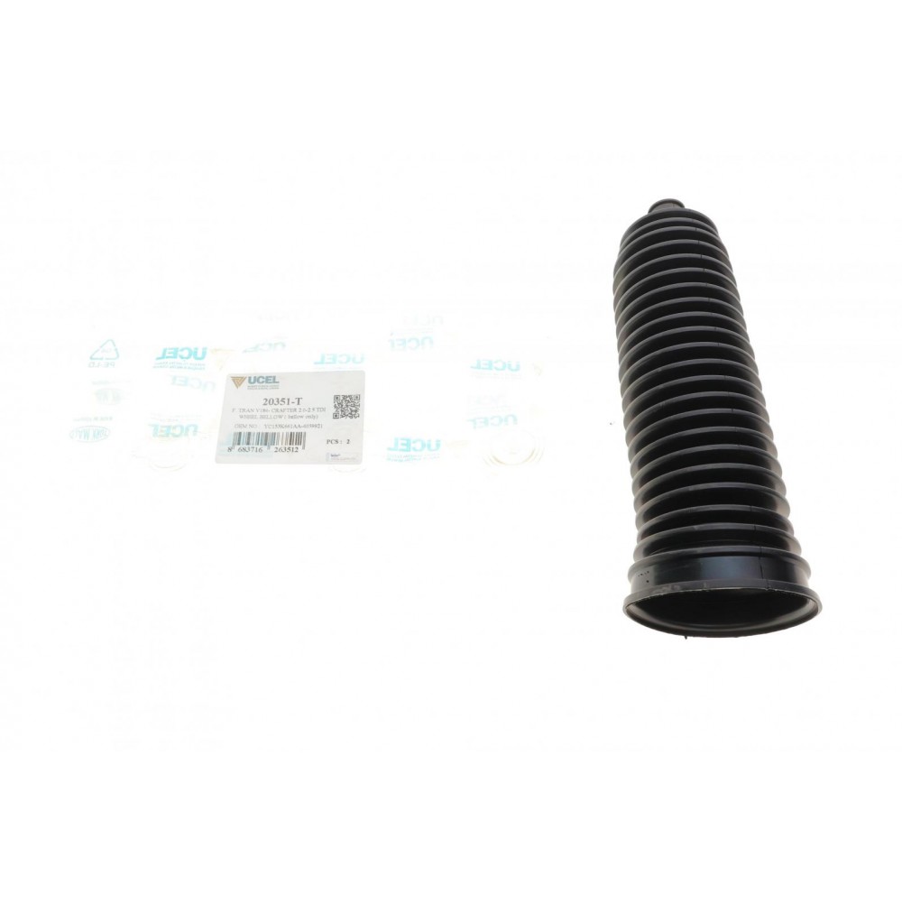 Пильник рейки рульової Ford Transit 00-06 (короткий) (L)
