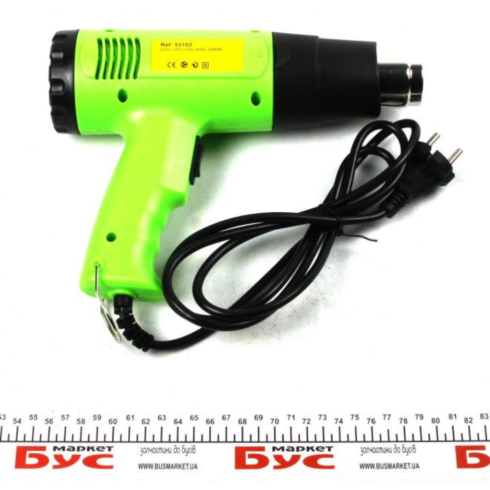 Фен промисловий 2000W (з цифровим регулюванням t°)