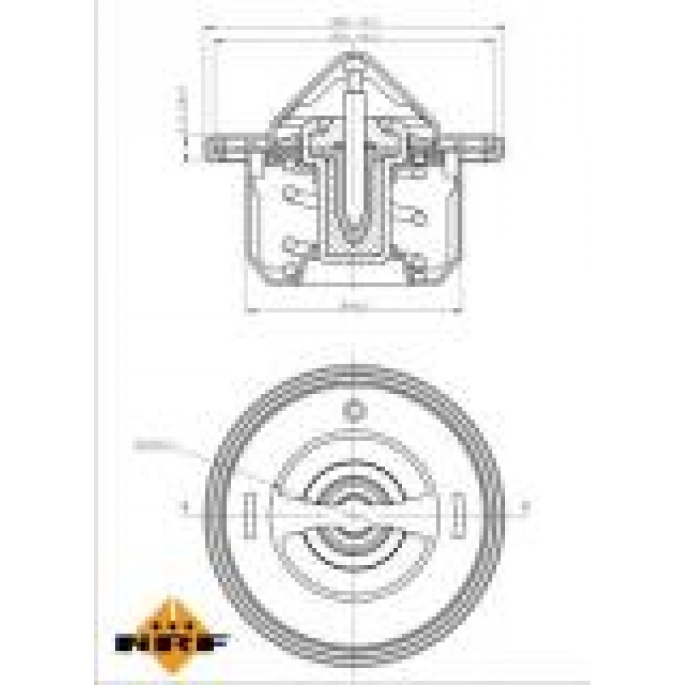 Термостат Subaru Forester/Impreza/Legacy 1.5/2.0 08-14 (91°C)