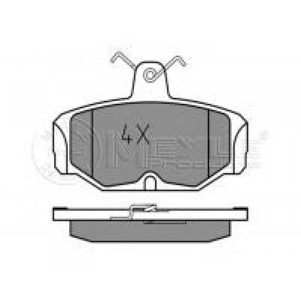 замінений на 025 209 8113/PD Колодки гальмівні (задні) Ford Scorpio/Sierra 1.6-2.9 82-02