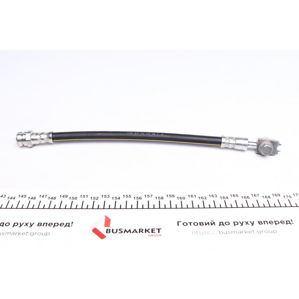 Шланг гальмівний (задній) Audi Q3/Seat Alhambra/VW CC/Passat/Sharan/Tiguan 07- (285mm)