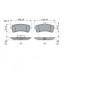 Колодки гальмівні (задні) MB C-Class (W205)/S-Class (W222)/AMG (X290) 13-