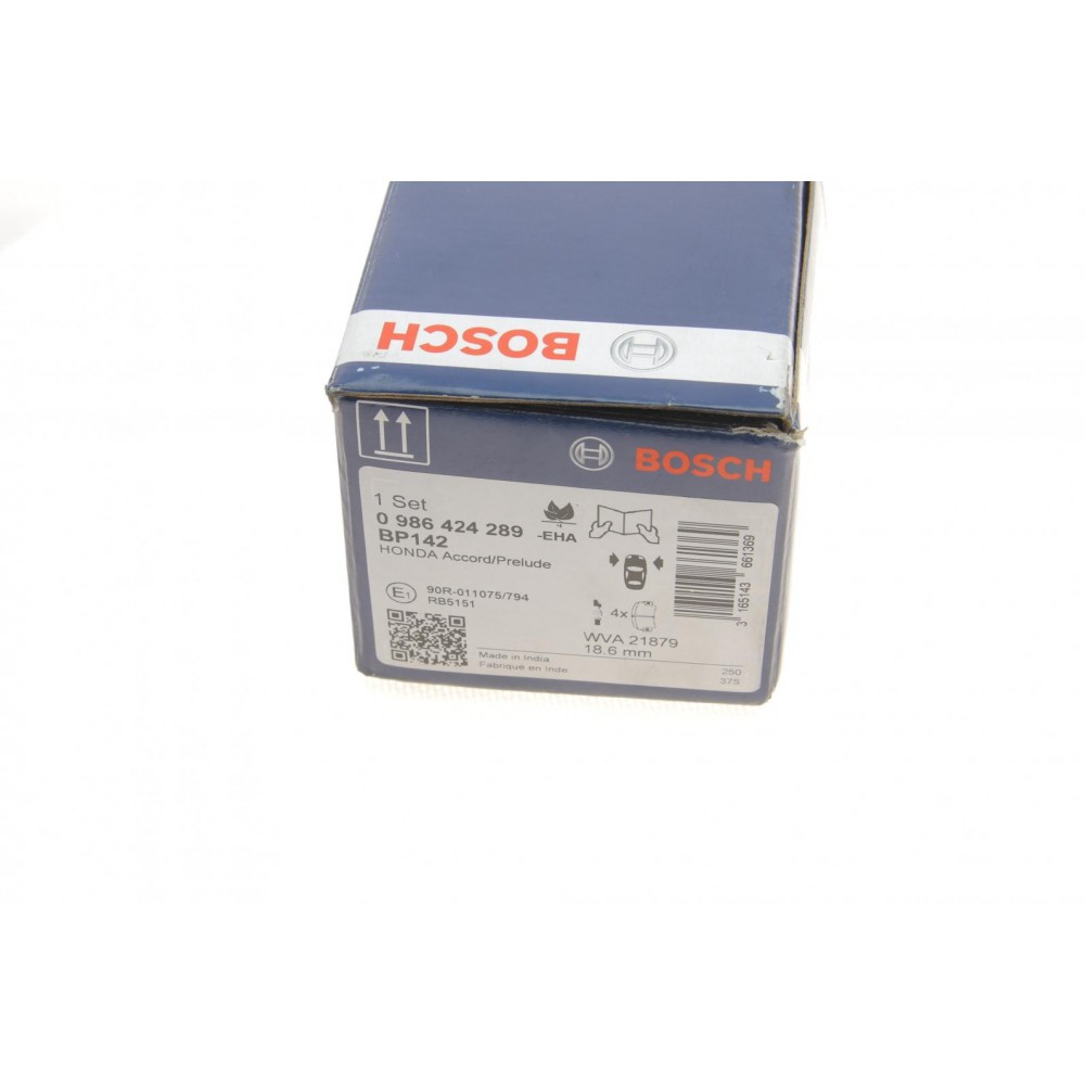 Колодки гальмівні (передні) Honda Accord V 92-98/Prelude III/IV/V 86-01/Rover 600 93-00 (Akebono)