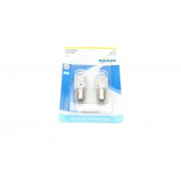 Автолампа P21W 12V BA15s (LED) (біла) (к-кт 2шт.) (знято з вир-ва)