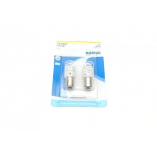 Автолампа P21W 12V BA15s (LED) (біла) (к-кт 2шт.) (знято з вир-ва)