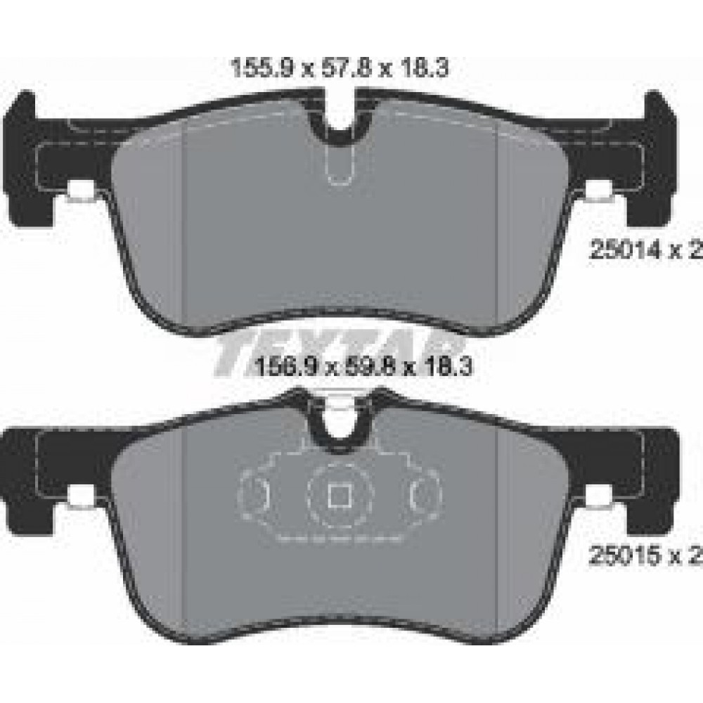 Колодки гальмівні (передні) BMW 1 (F20/F21)/2 (F22) 10- (Teves) Q+