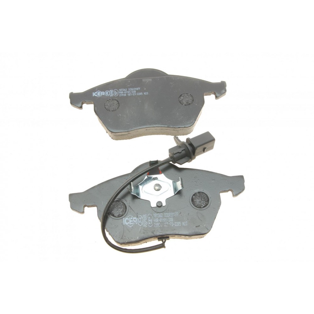 Колодки гальмівні (передні) Audi A4/A6 95-09/Skoda SuperB 01-08/VW Passat B5 96-05 (+датчик)
