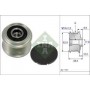 Шків генератора Toyota Corolla 1.4D 04-14